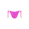 Bind Dipped Cheeky Tie Bikini Bottom - Bubble Berry