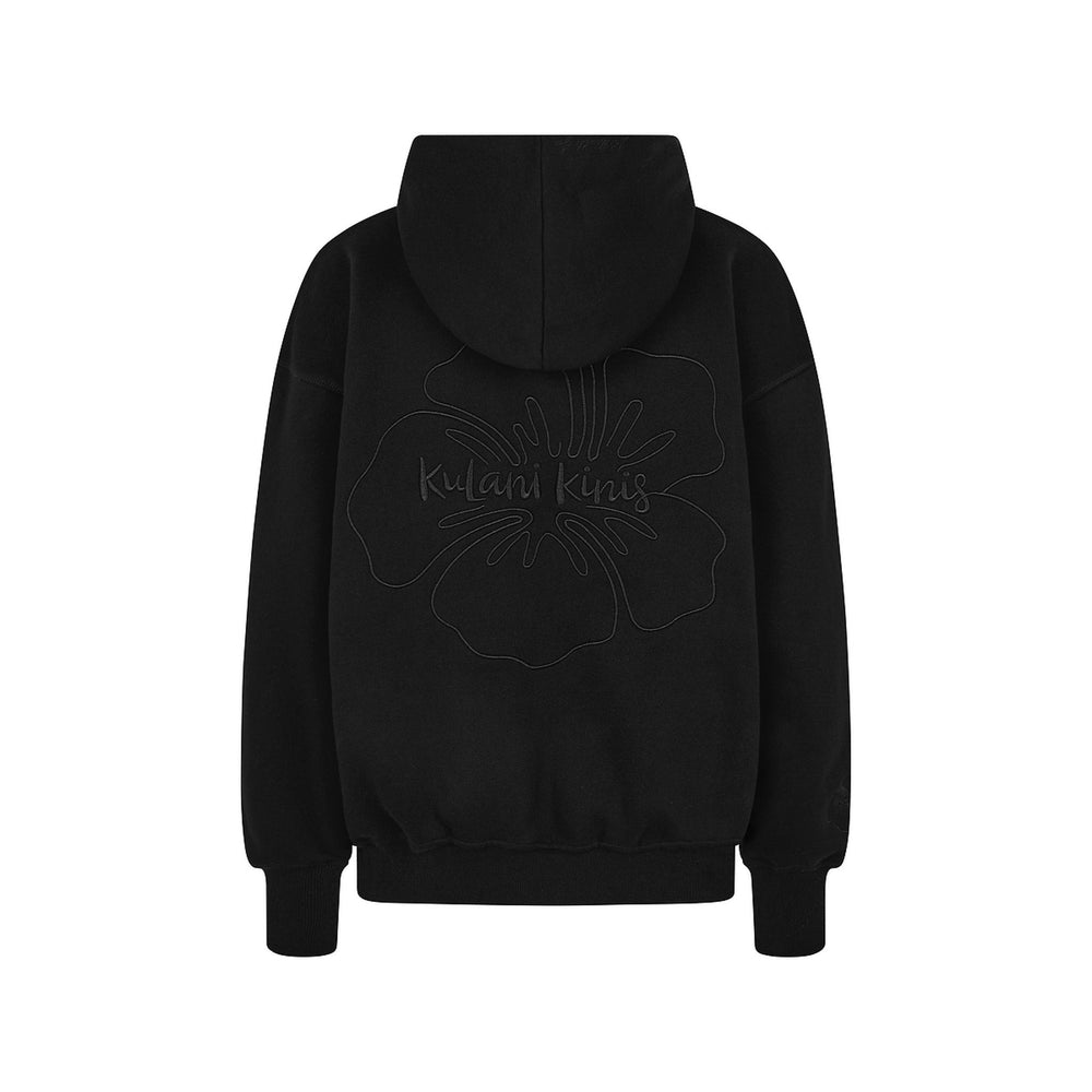 Embroidered Hoodie - Twilight Black
