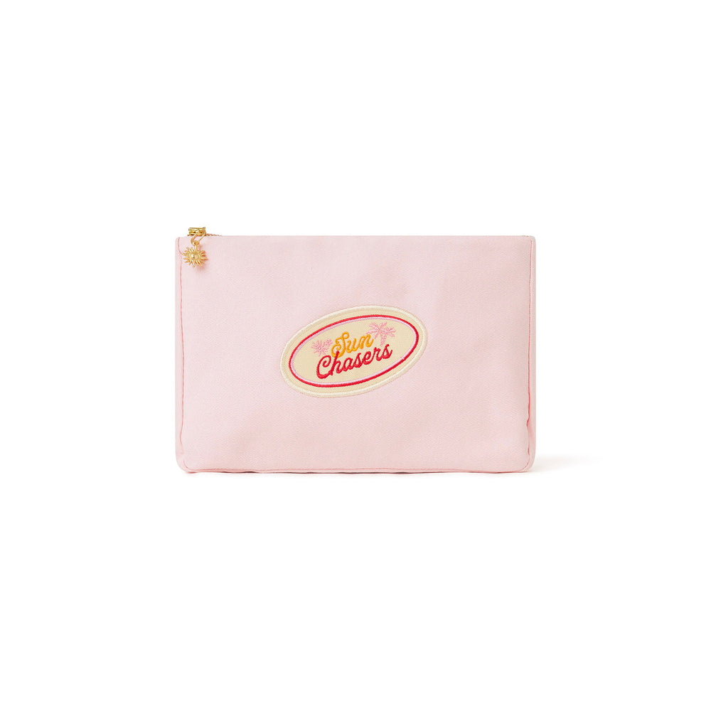 Beach Pouch - Pink Prosecco