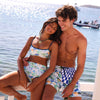 Bind Cheeky Swim Short - Blue Crush