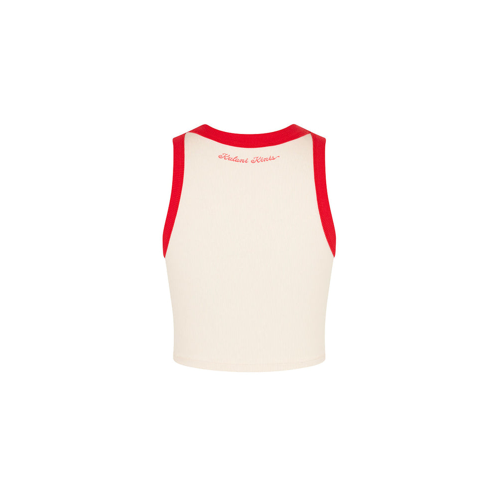 Bind Crop Tank Top - Samba Berry