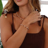 Beaded Gem Necklace - Coco