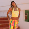 Drawstring Resort Pants - Sunshine Lover