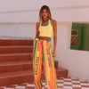 Drawstring Resort Pants - Sunshine Lover