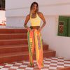 Drawstring Resort Pants - Sunshine Lover