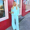 Embroidered Hoodie - Jelly Mint