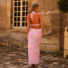 Halter Cut Out Maxi Dress - Lilac Love
