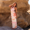 Halter Mesh Maxi Dress - Wild Skies