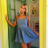 Ruffle Corset Mini Dress - Darling Denim