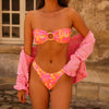 Minimal Full Coverage Bikini Bottom - Sunrise Kiss