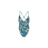 Plunge Cross Back One Piece - Tropez Tides