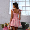 Ruffle Corset Mini Dress - Pixie Denim