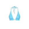 Frill Halter Bralette Bikini Top - Checkmate