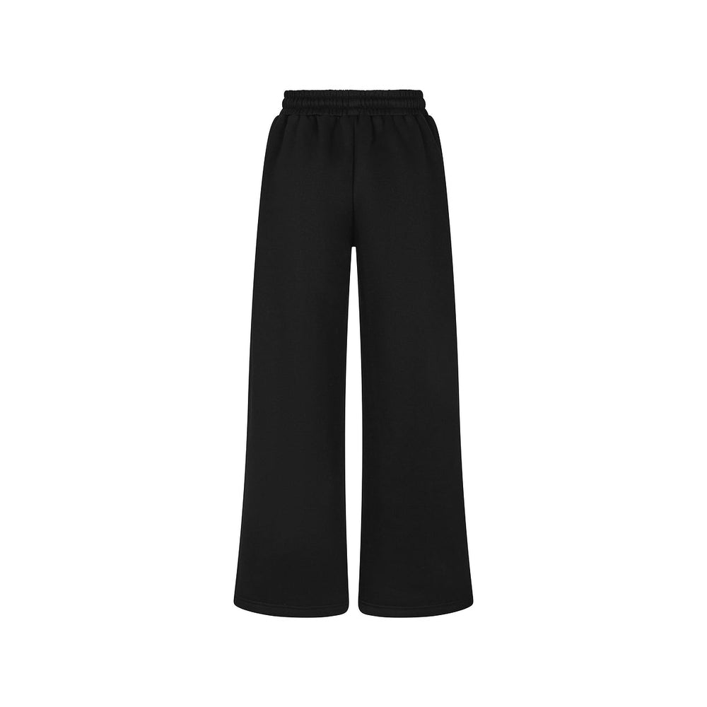 Embroidered Track Pants - Twilight Black