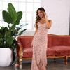 Scoop Low Back Maxi Dress - Wild Skies
