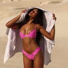 Slim Underwire Bra Bikini Top - Bubble Berry