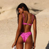 Slim Underwire Bra Bikini Top - Bubble Berry