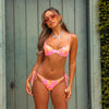 Slim Underwire Bra Bikini Top - Sunrise Kiss