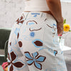 Straight Leg Printed Jean - Coco Lush