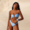 Strapless Bandeau Bikini Top - Dream Flower