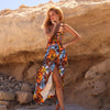 Strappy Cut Out Maxi Dress - Frangipani Fizz