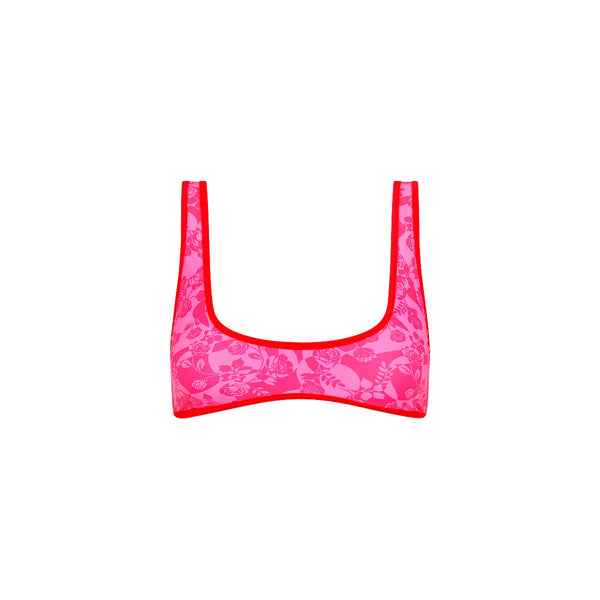 Bind Slim Scoop Bikini Top - Hearts Collide