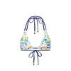 Simple Strap Halter Bikini Top - Blue Crush