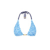 Shirred Triangle Bikini Top - Dream Flower