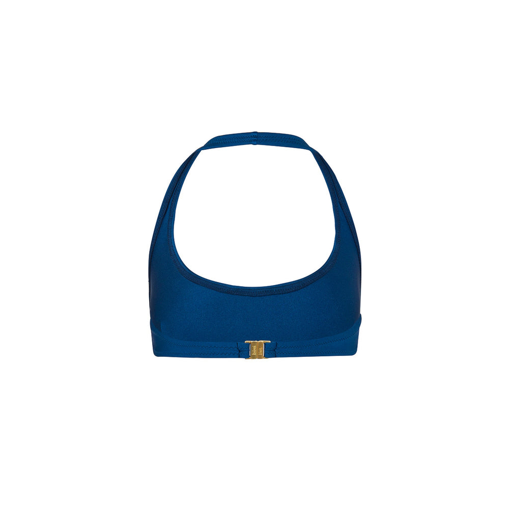 Slim Crop Halter Bikini Top - Mystic Moon