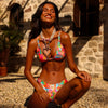 Underwire Triangle D+ Cup Bikini Top - Havana Haven