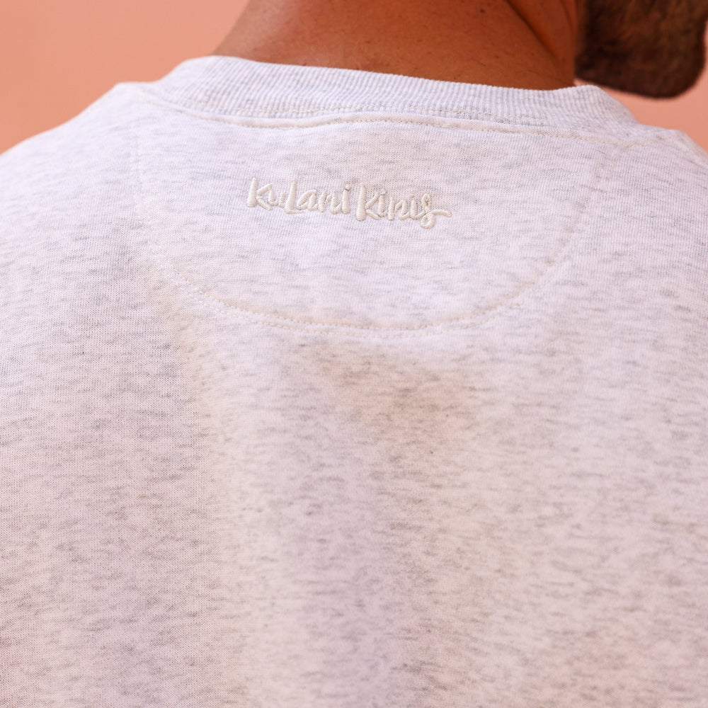 Unisex Crew Neck Sweater - Silver Stone