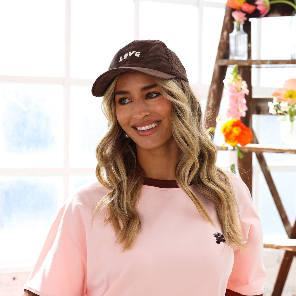 Vintage Corduroy Cap - Starry Love