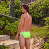 Men's Swim Briefs - Aloha Lime