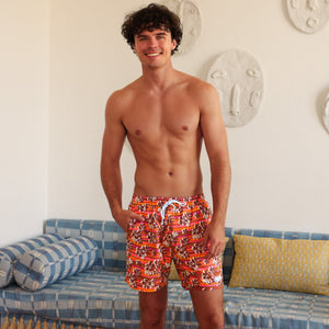 Men's Swim Trunks - Sunkissed Stripe
