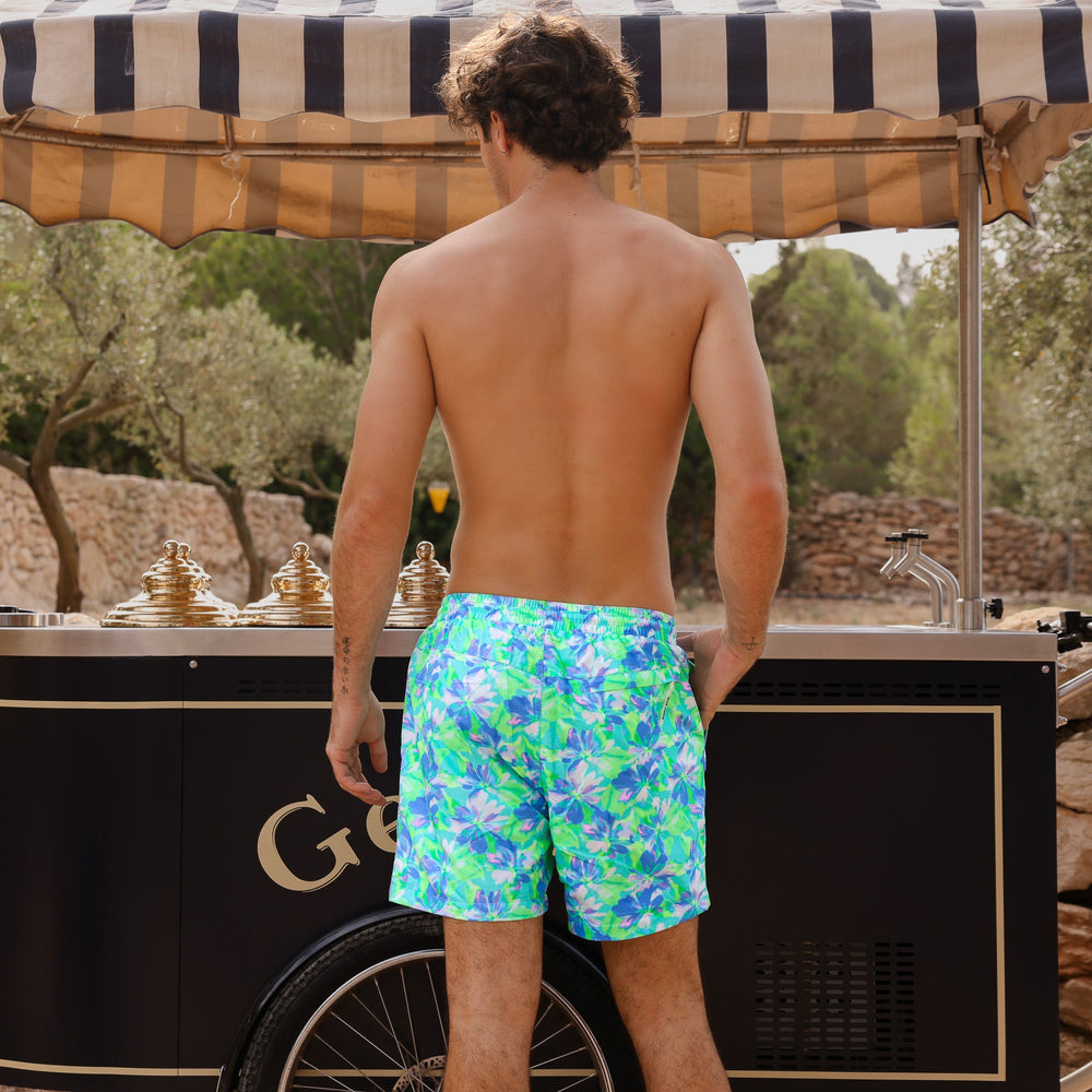 Men's Swim Trunks - Monaco Whispers