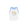 Bind Crop Tank Top - Sunny Daze