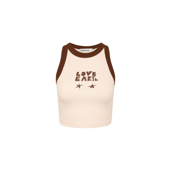 Bind Crop Tank Top - Starry Love