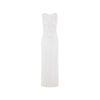 Crochet Plunge Maxi Dress - Ivory