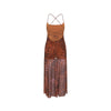 Chiffon Maxi Dress - Leopard Lasso
