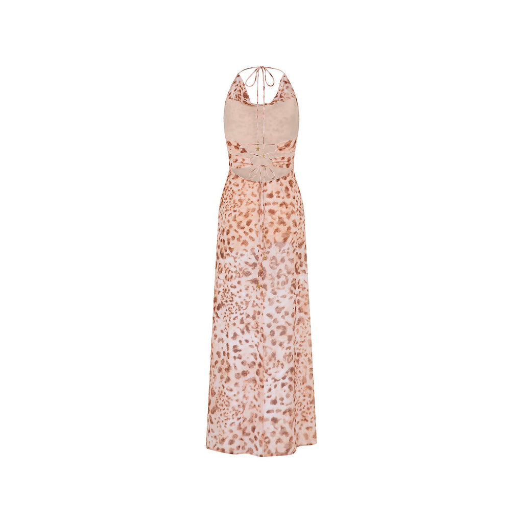 Chiffon Tie Maxi Dress - Cosmic Cowgirl