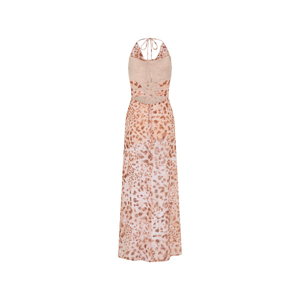 Chiffon Tie Maxi Dress - Cosmic Cowgirl