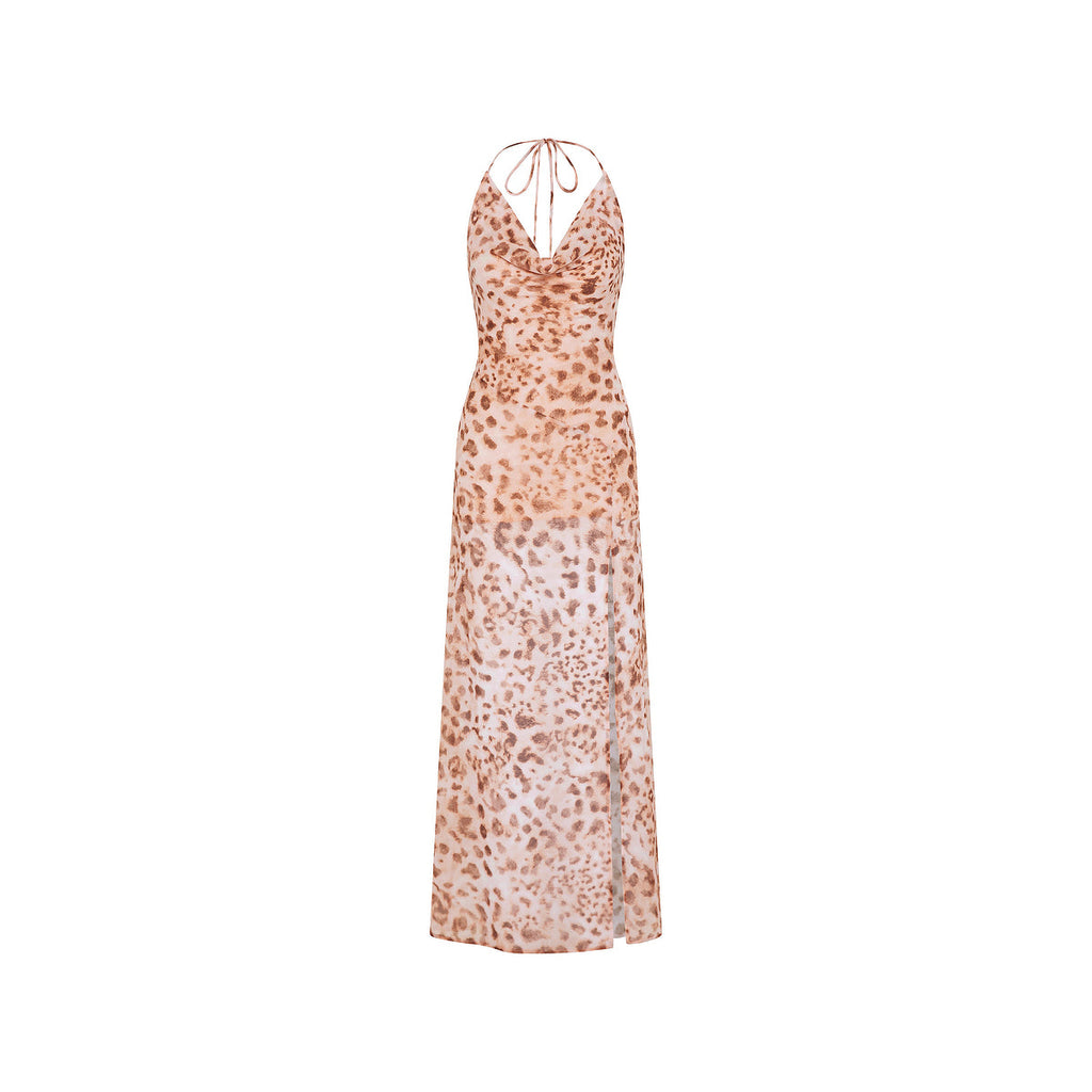 Chiffon Tie Maxi Dress - Cosmic Cowgirl