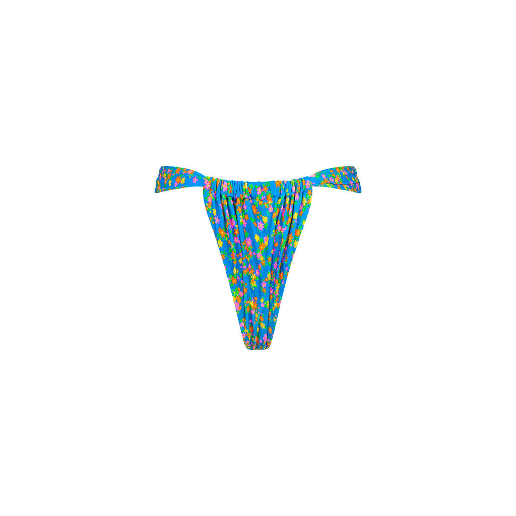 Ruched Thong Bikini Bottom - La Belle