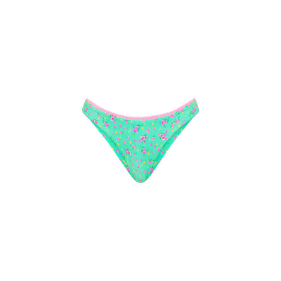 Decorative Full Coverage Bikini Bottom - Mint Macaron
