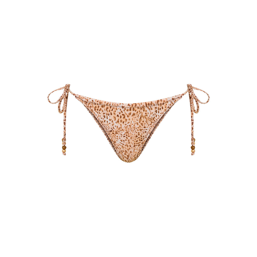 Full Coverage Tie Bikini Bottom - Wild Skies