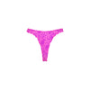 Lettuce Edge Thong Bikini Bottom - Bubble Berry