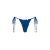 Lettuce Edge Thong Tie Bikini Bottom - Mystic Moon
