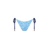 Shirred Dipped Cheeky Tie Bikini Bottom - Dream Flower
