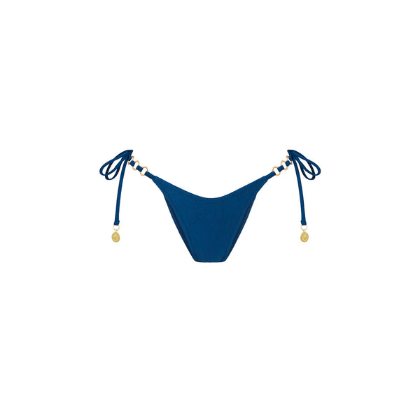 Trio Ring Cheeky Tie Bikini Bottom - Mystic Moon