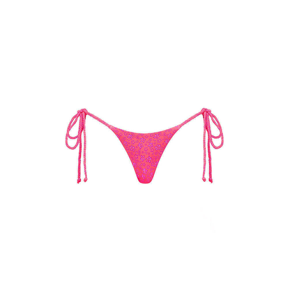 Braided Thong Tie Side Bikini Bottom - Kiss Me